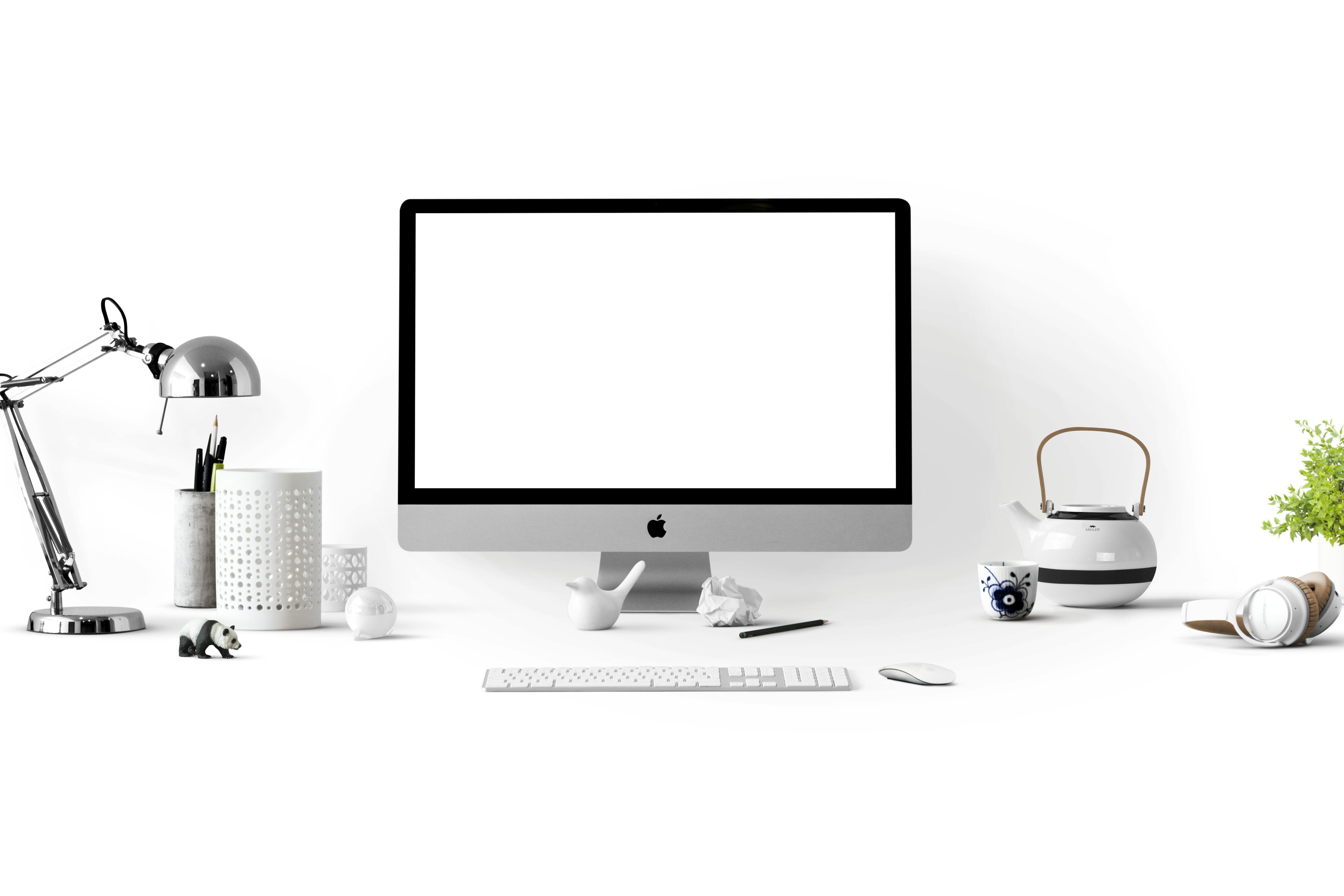 image of computer desk